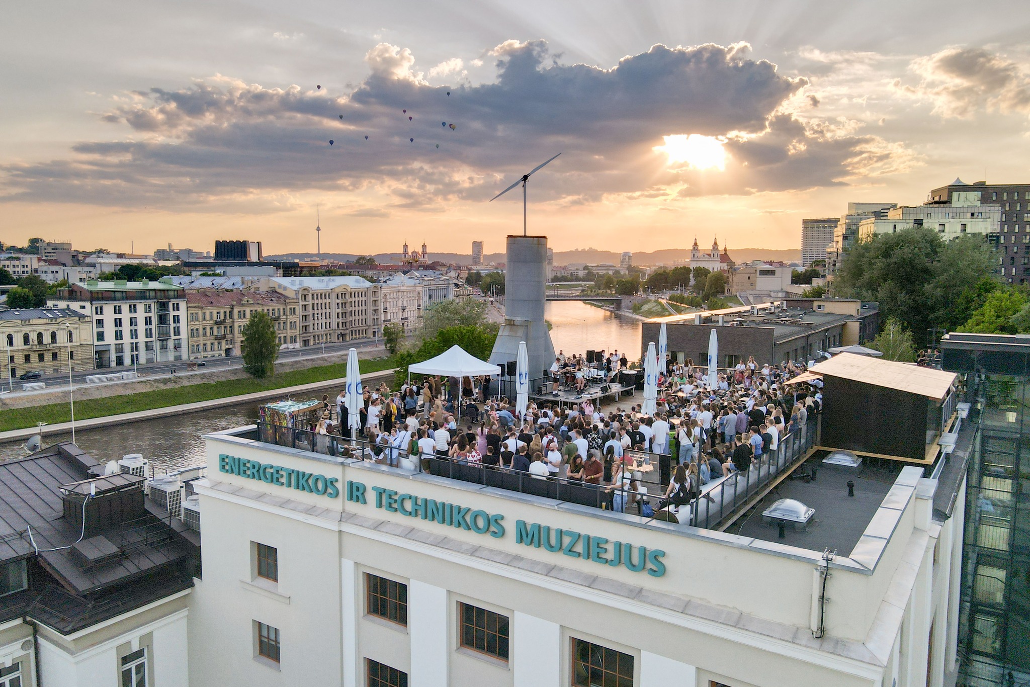 Vilnius panorama evening summer concert