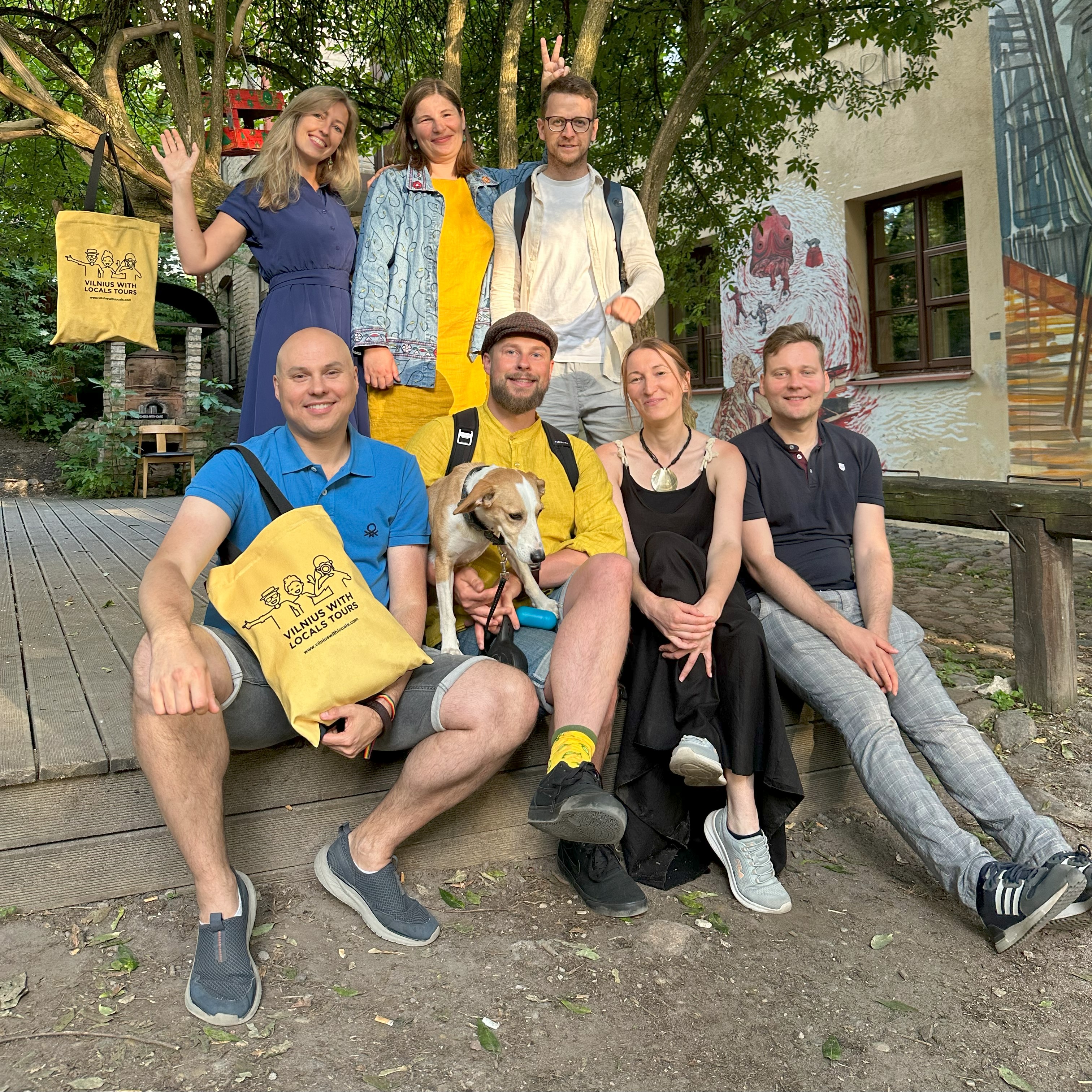 vilnius tour guides in uzupis 