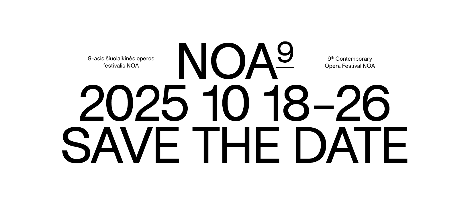 black on white text poster