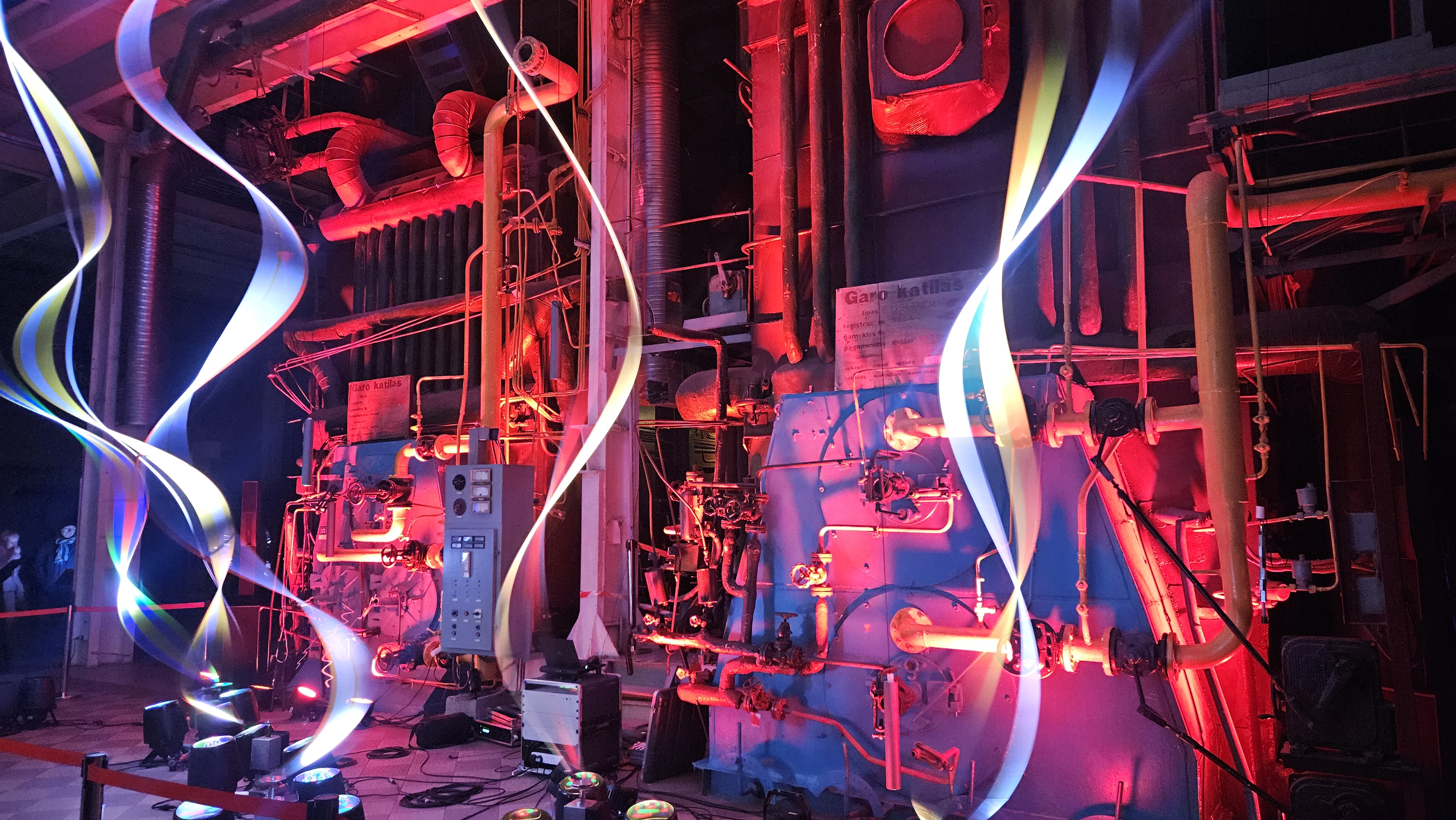 Energy and Technology Museum during vilnius light festival 2025