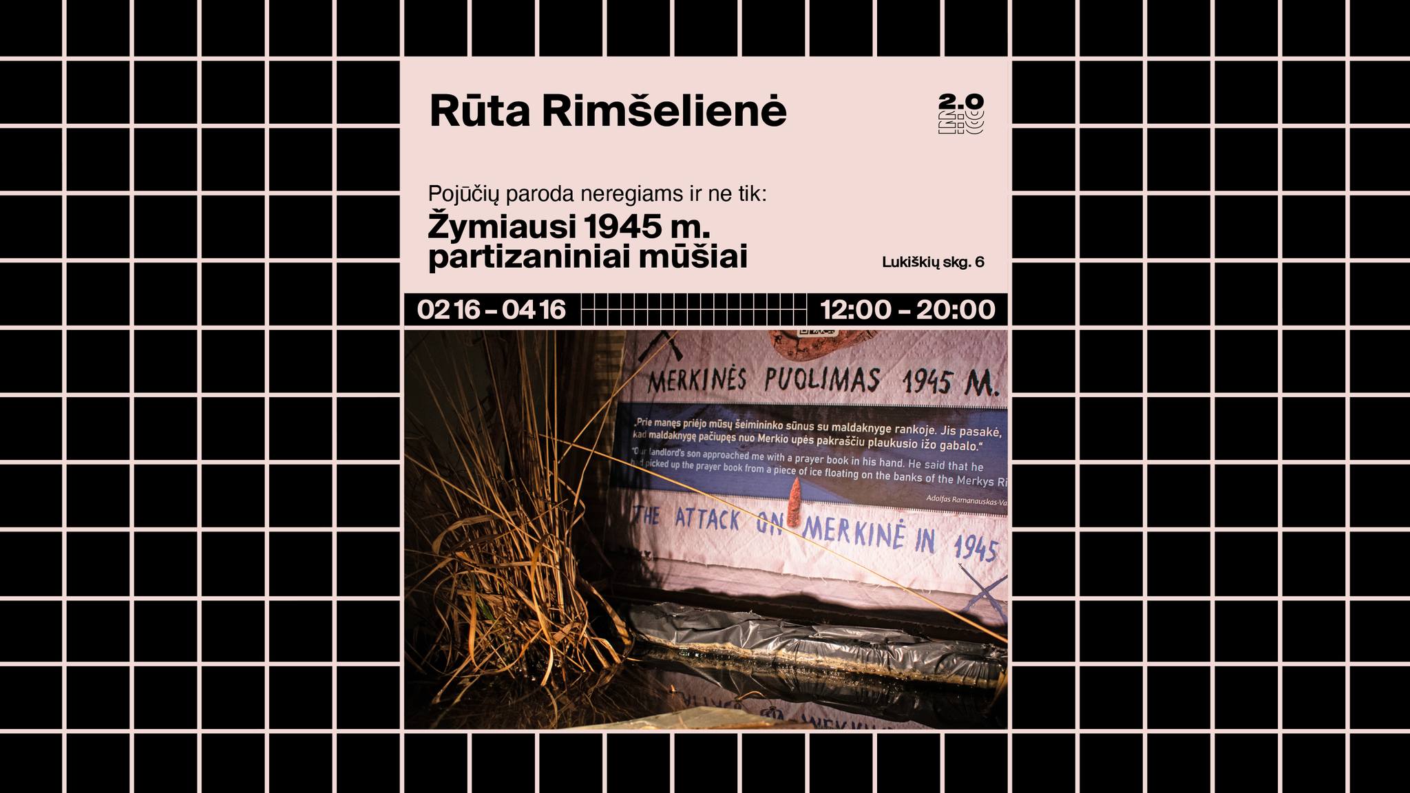 A sensory exhibition for the blind about partisans in lithuania