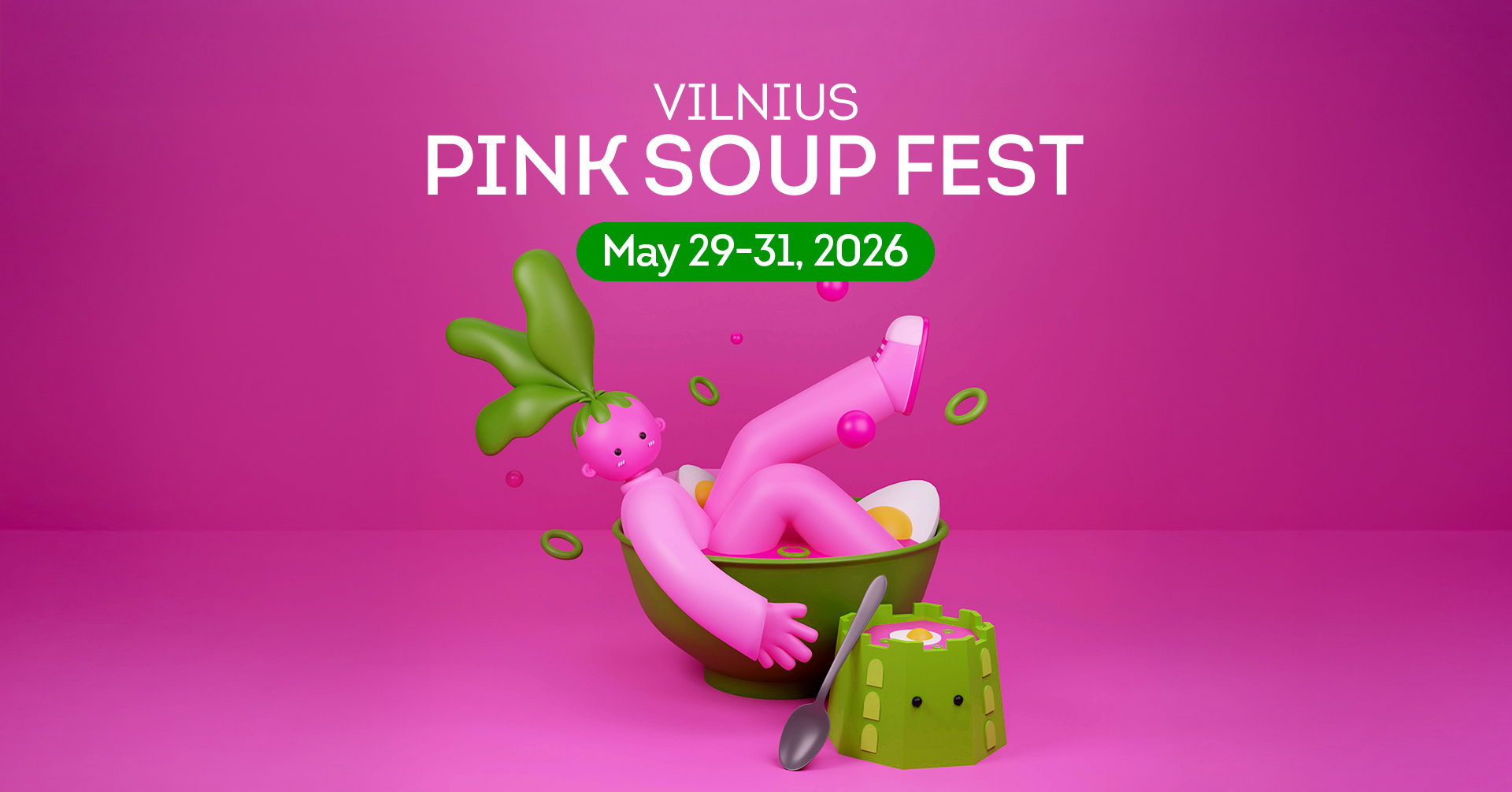poster pink pink pink vilnius 2026