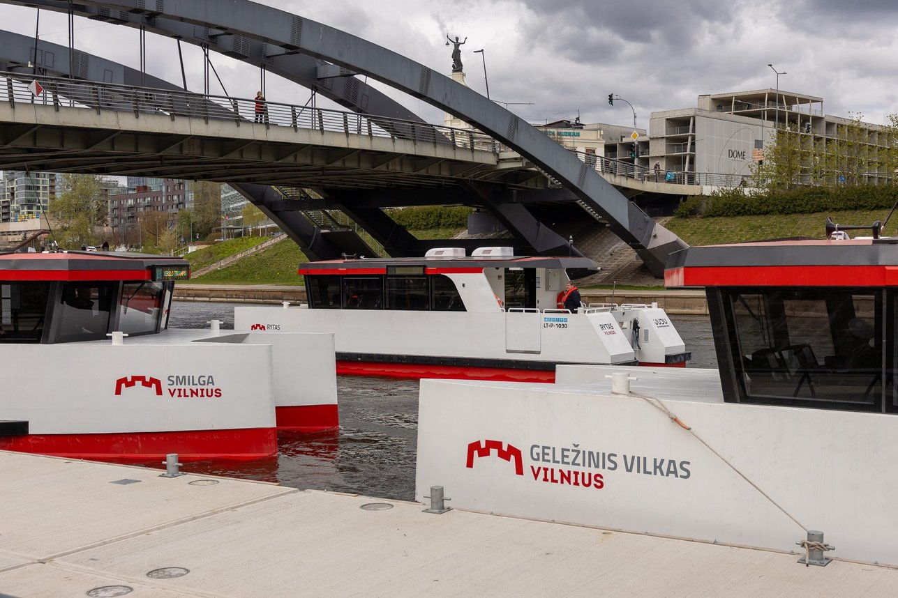 Vilnius public transport boats