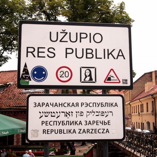 Free walking tour in Vilnius, Uzupis